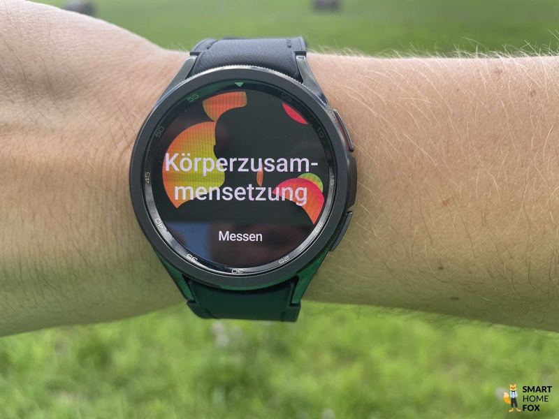 Отображение данных BIA-анализа на часах Samsung Galaxy Watch 6 Classic.